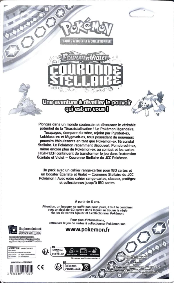 Portfolio A4 9 Cases + 1 Booster EV07 Couronne Stellaire – Image 2