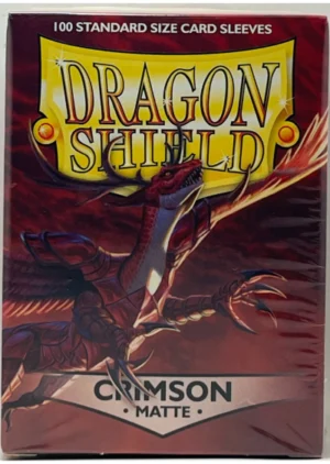 Dragon Shield Sleeves Crimson Red Matte - Standard size
