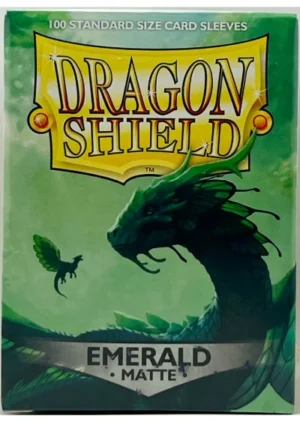 Dragon Shield Sleeves Emerald Matte - Standard size