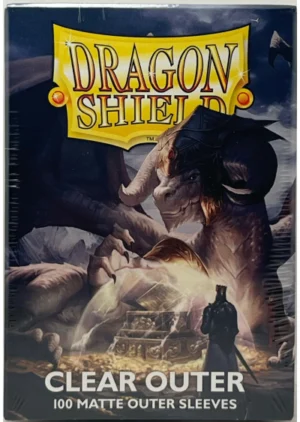 Dragon Shield Outer Sleeves Clear Matte - Triple Sleeves