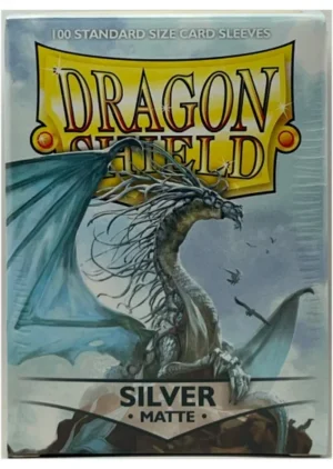 Dragon Shield Sleeves Silver Matte - Standard size