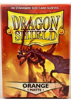 Dragon Shield 100 Sleeves Orange Matte - Standard size